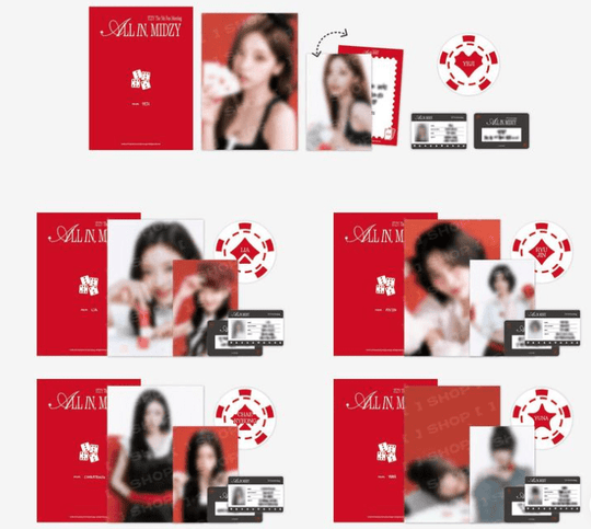 (Pre Order) ITZY - All In, Midzy Official MD: PHOTO SET