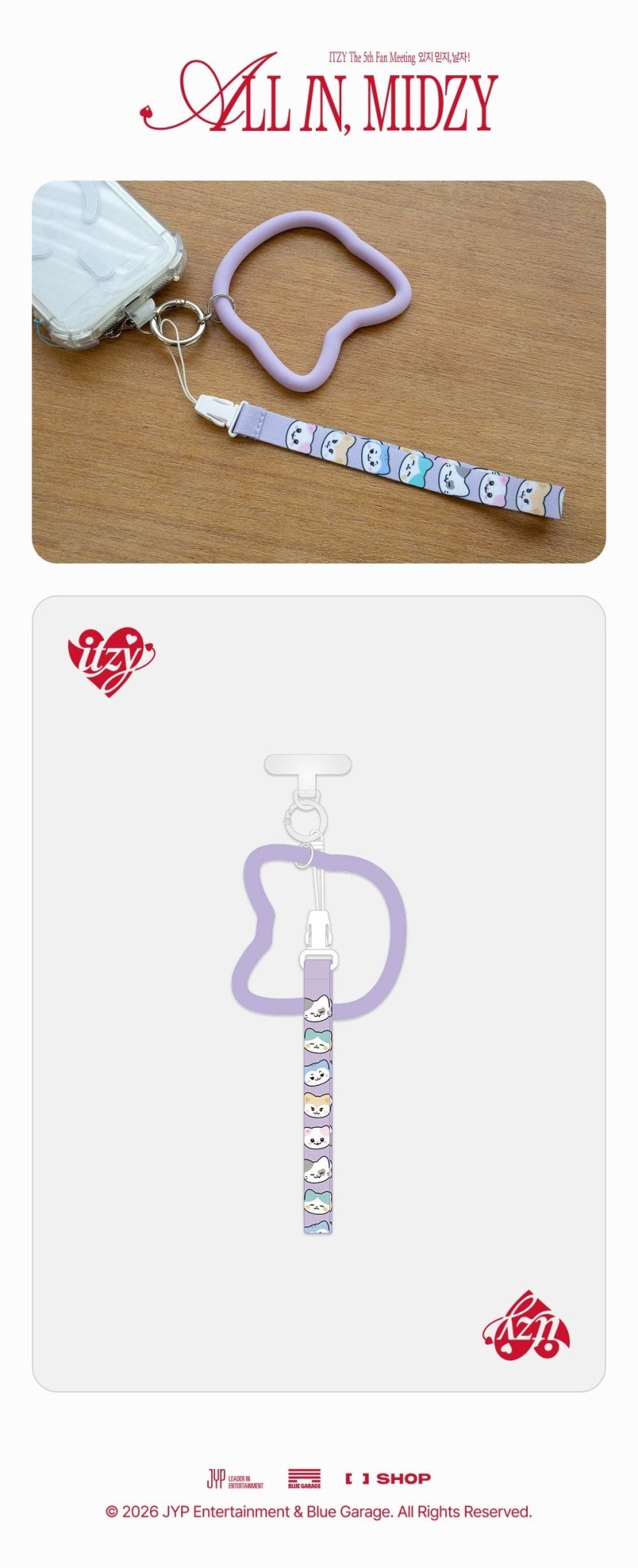 (Pre Order) ITZY - All In, Midzy Official MD: SILICONE MULTI RING - KPop Idol