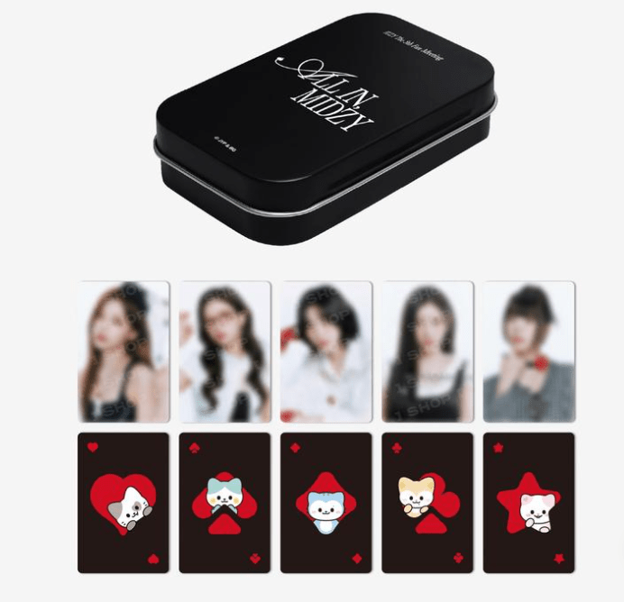 (Pre Order) ITZY - All In, Midzy Official MD: TINCASE SET - KPop Idol
