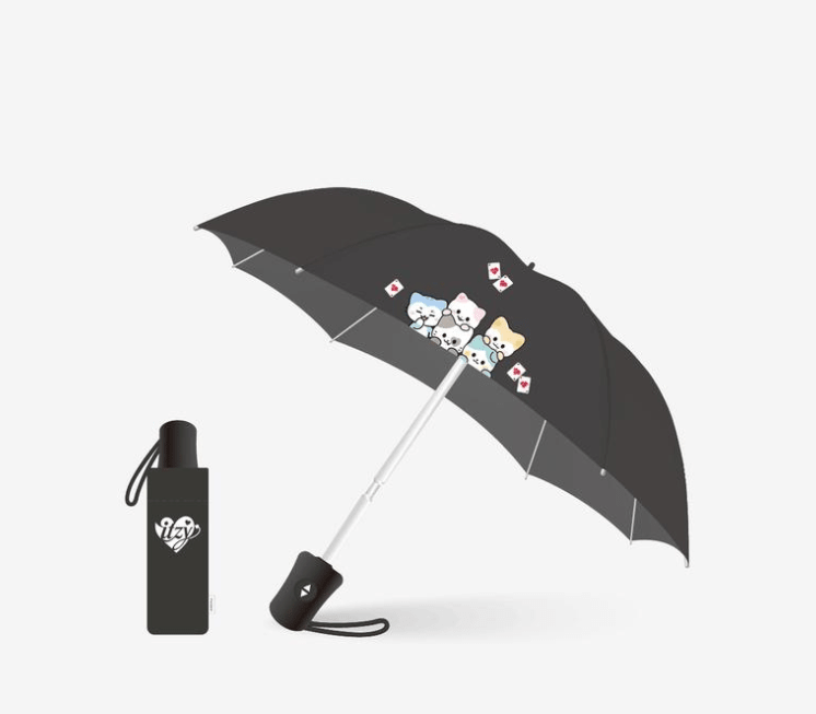 (Pre Order) ITZY - All In, Midzy Official MD: TWINZY FOLDING UMBRELLA - KPop Idol