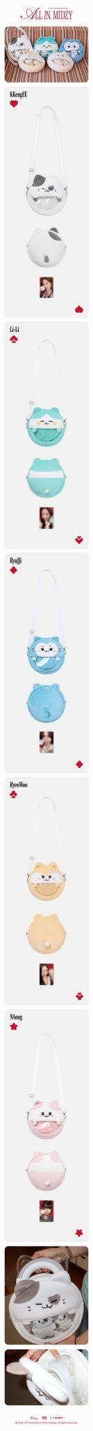 (Pre Order) ITZY - All In, Midzy Official MD: TWINZY LIGHT RING BAG - KPop Idol