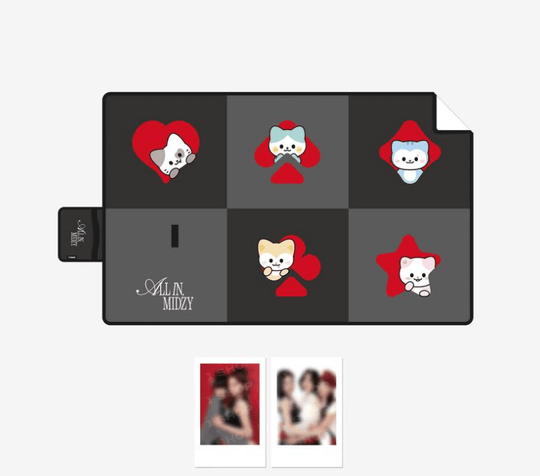 (Pre Order) ITZY - All In, Midzy Official MD: TWINZY PICNIC MAT