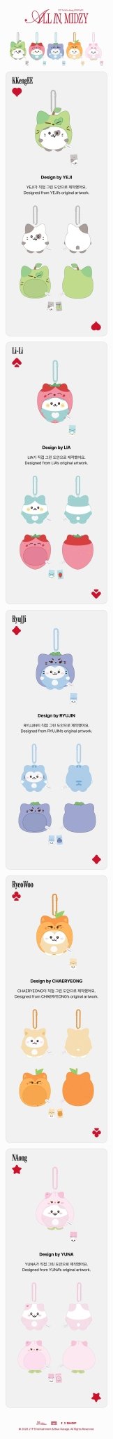 (Pre Order) ITZY - All In, Midzy Official MD: TWINZY PLUSH TWIN Ver. - KPop Idol