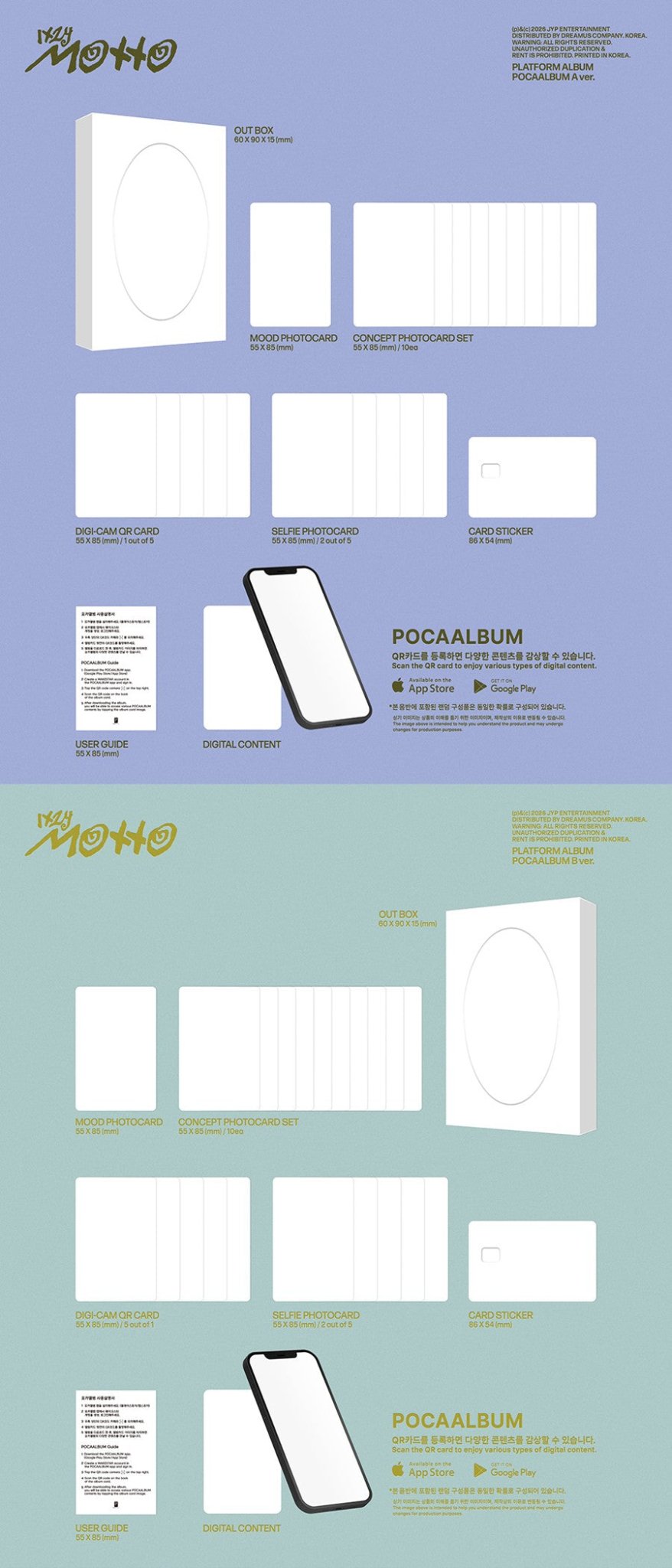 (Pre Order) ITZY - Motto: Poca Album - KPop Idol