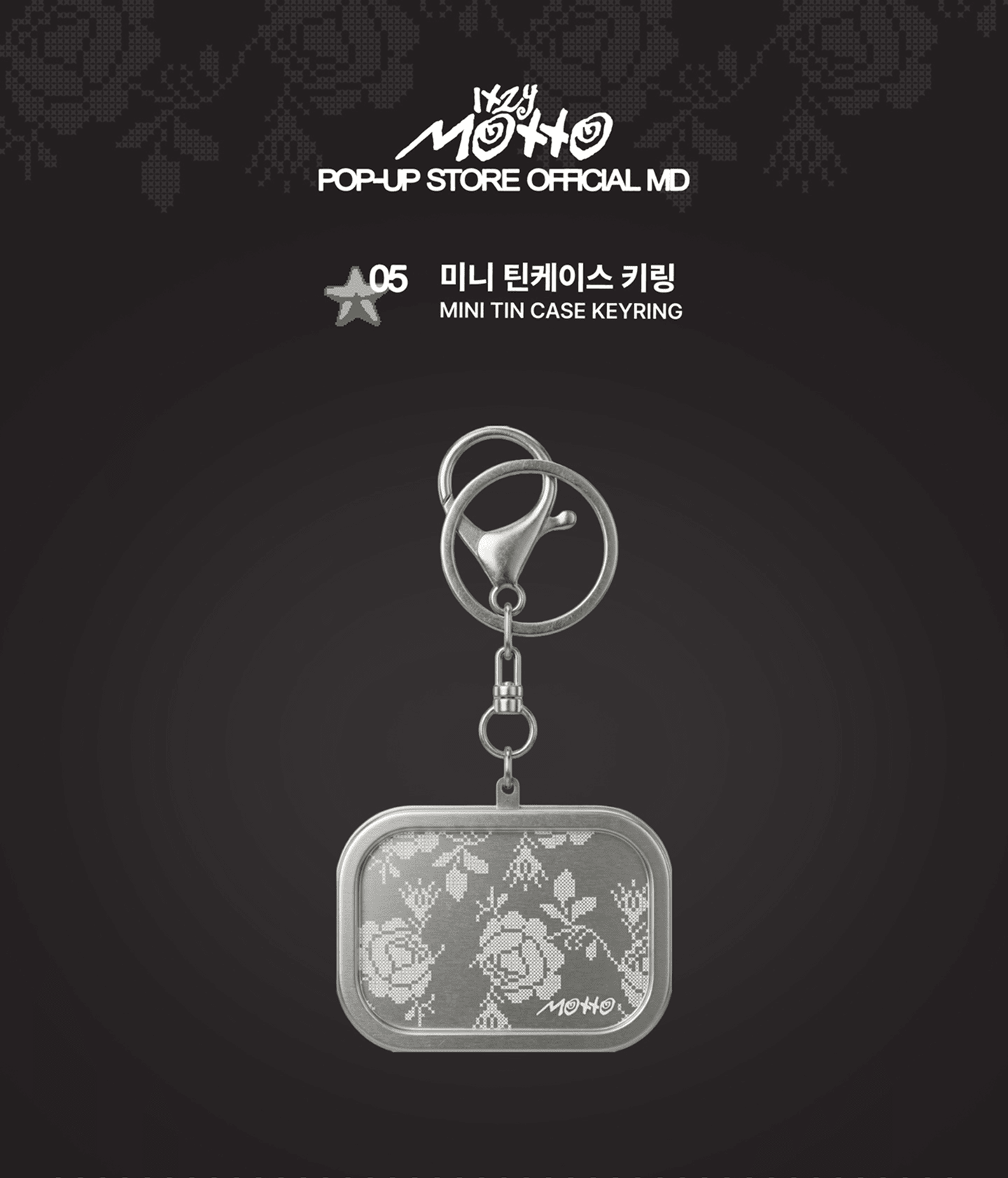 (Pre Order) ITZY - Motto Pop Up Store Official MD: MINI TIN CASE KEYRING - KPop Idol