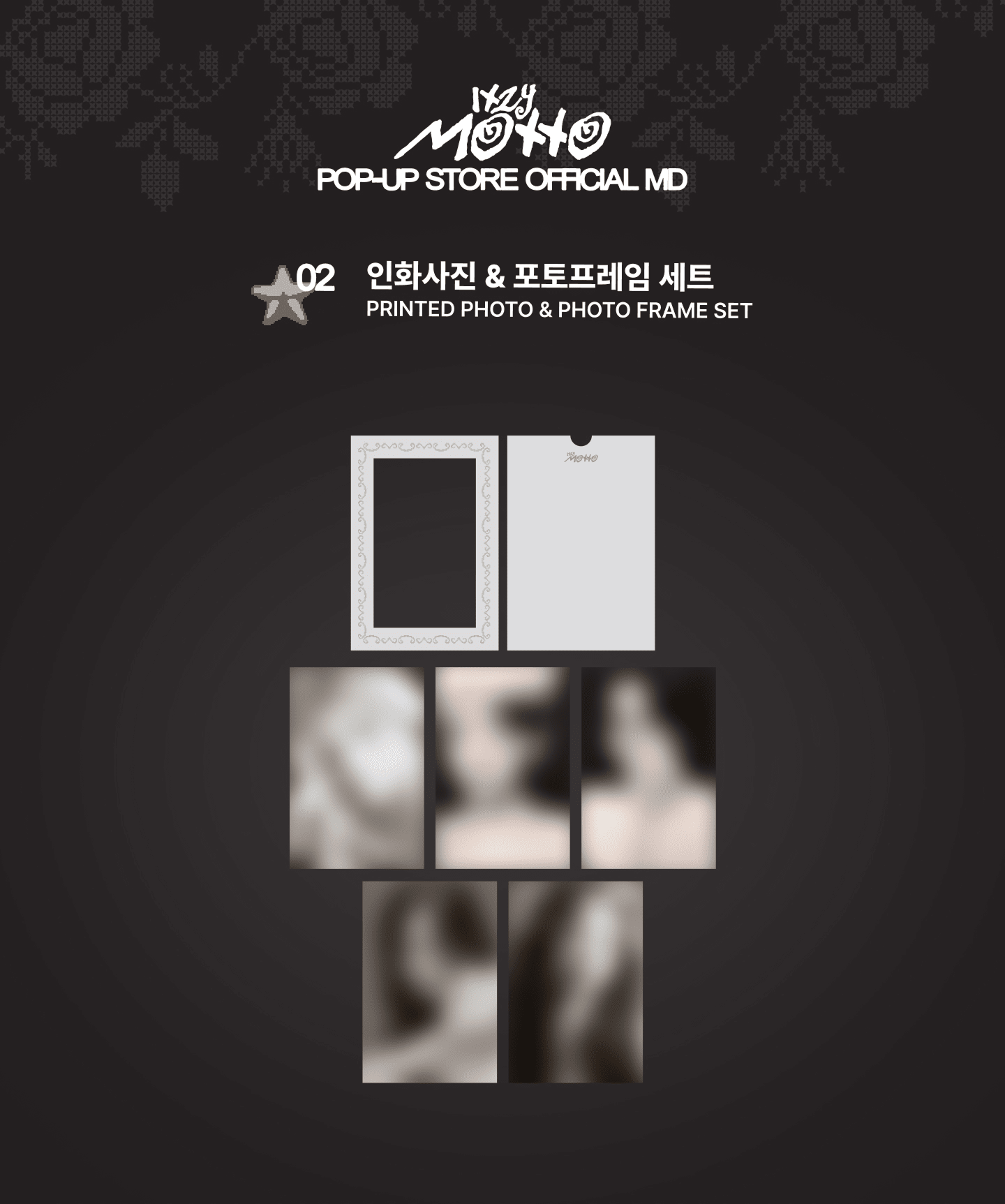 (Pre Order) ITZY - Motto Pop Up Store Official MD: PRINTED PHOTO & PHOTO FRAME SET - KPop Idol