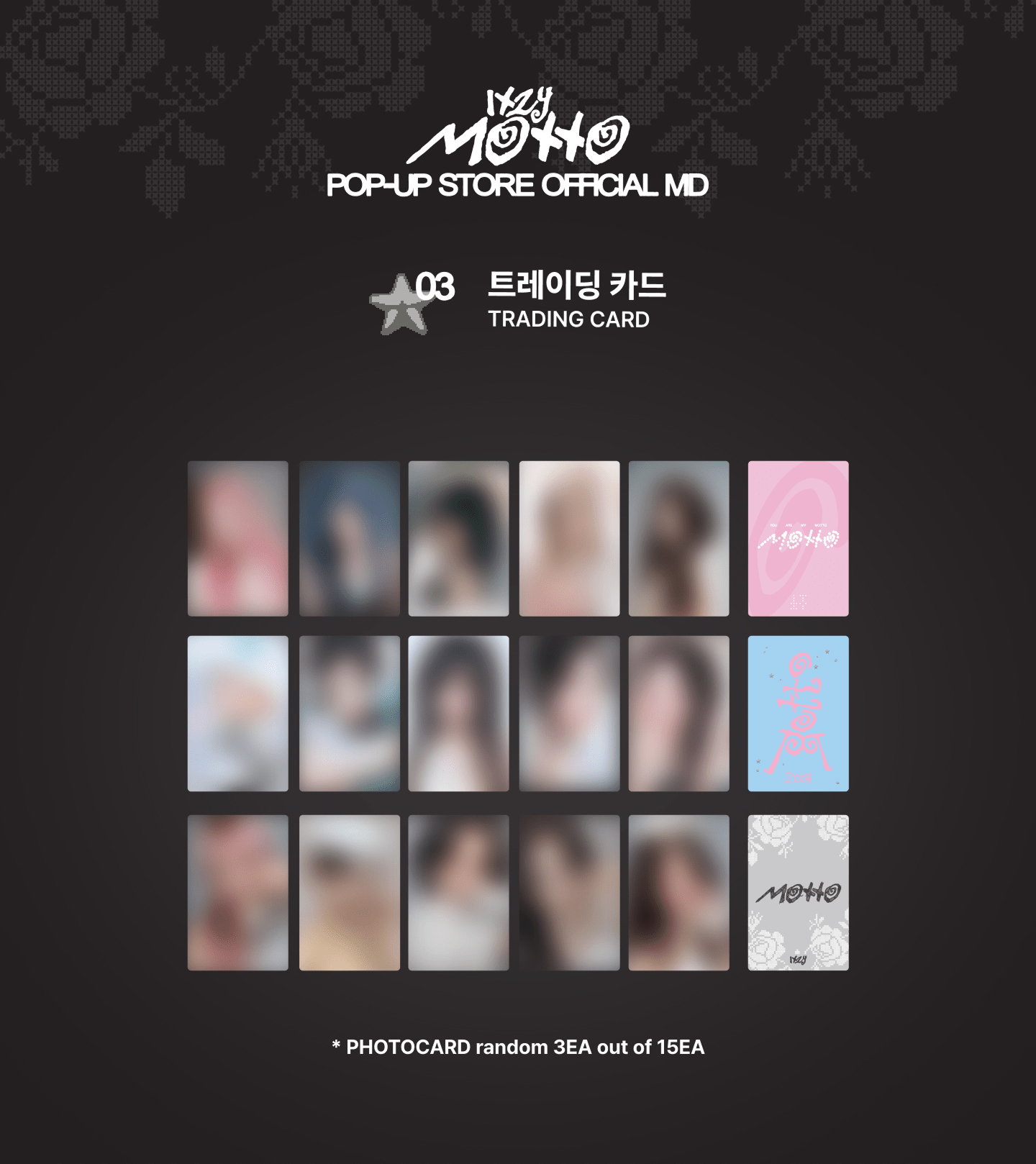 (Pre Order) ITZY - Motto Pop Up Store Official MD: TRADING CARD - KPop Idol