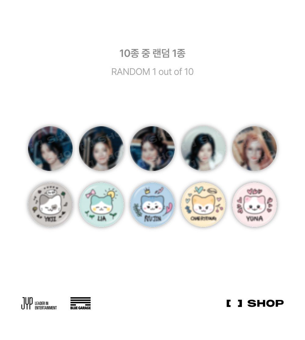 (Pre Order) ITZY - Official Merch On Air 12: TRADING CAN BADGE - KPop Idol
