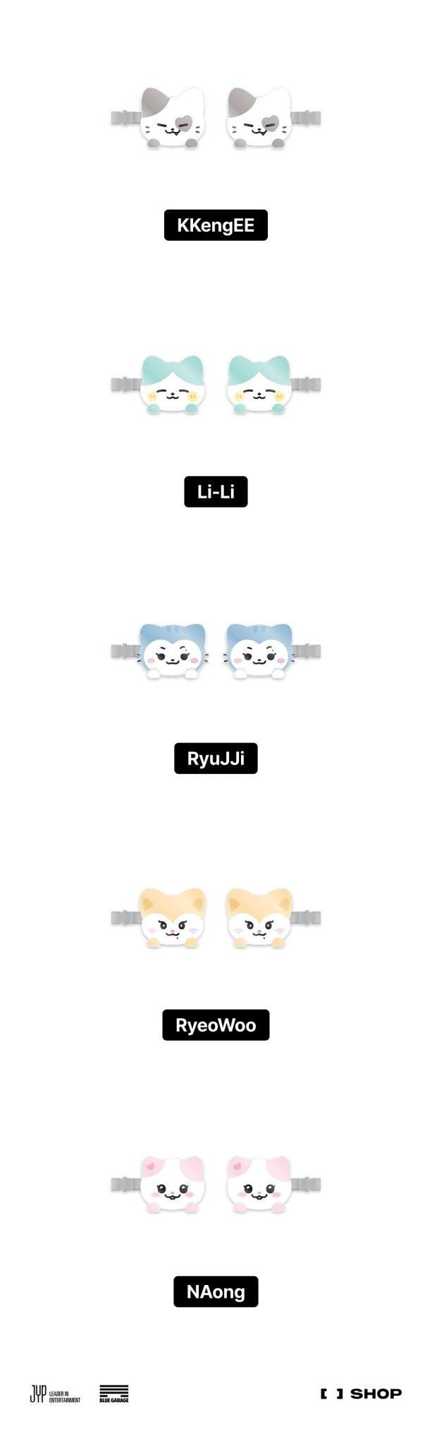 (Pre Order) ITZY - Official Merch On Air 15: TWINZY HAIR CLIP - KPop Idol