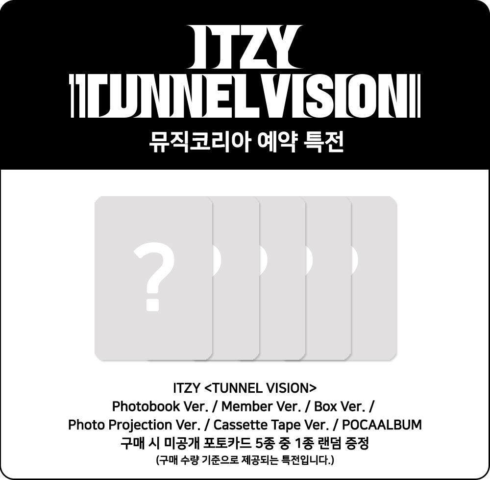 (Pre Order) ITZY - Tunnel Vision Cassette Tape ver. with POB - KPop Idol