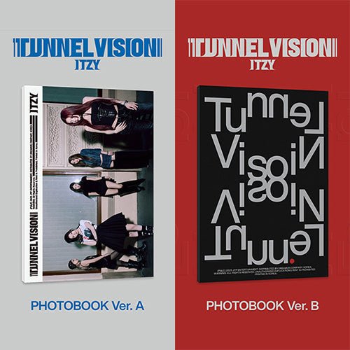 (Pre Order) ITZY - Tunnel Vision Photobook Ver. (random cover) with POB - KPop Idol
