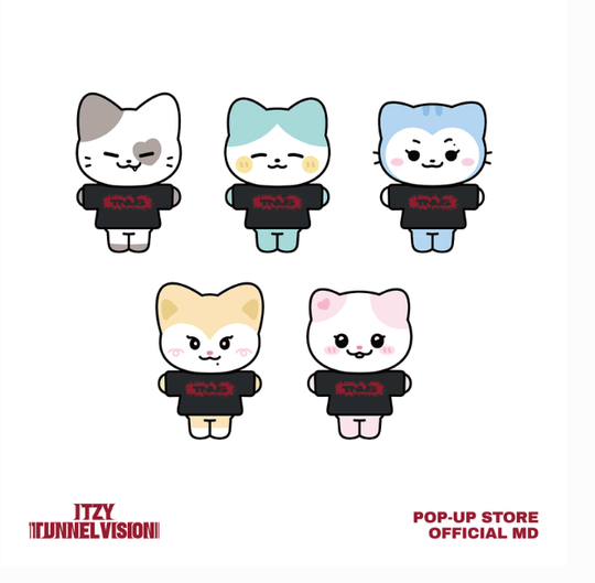 ITZY - Tunnel Vision Pop Up Official MD: TWINZY x TNVS LONG-SLEEVE T-SHIRT (MINI ver.)