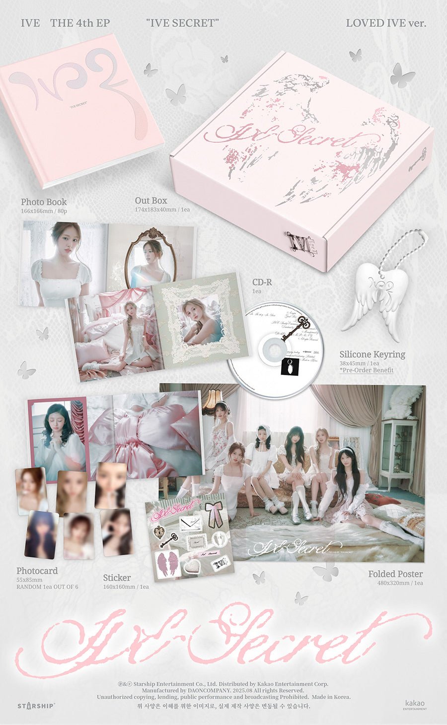 (Pre Order) IVE - IVE Secret Limited version - KPop Idol