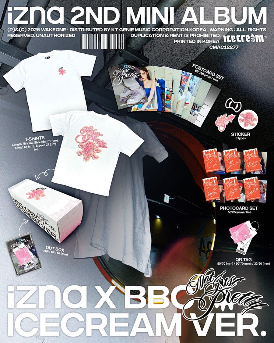 (Pre Order) Izna - Not Just Pretty BBC X Ice Cream Version (limited) - KPop Idol