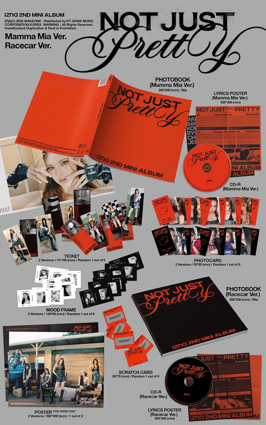 (Pre Order) Izna - Not Just Pretty Photobook Version (random cover) - KPop Idol