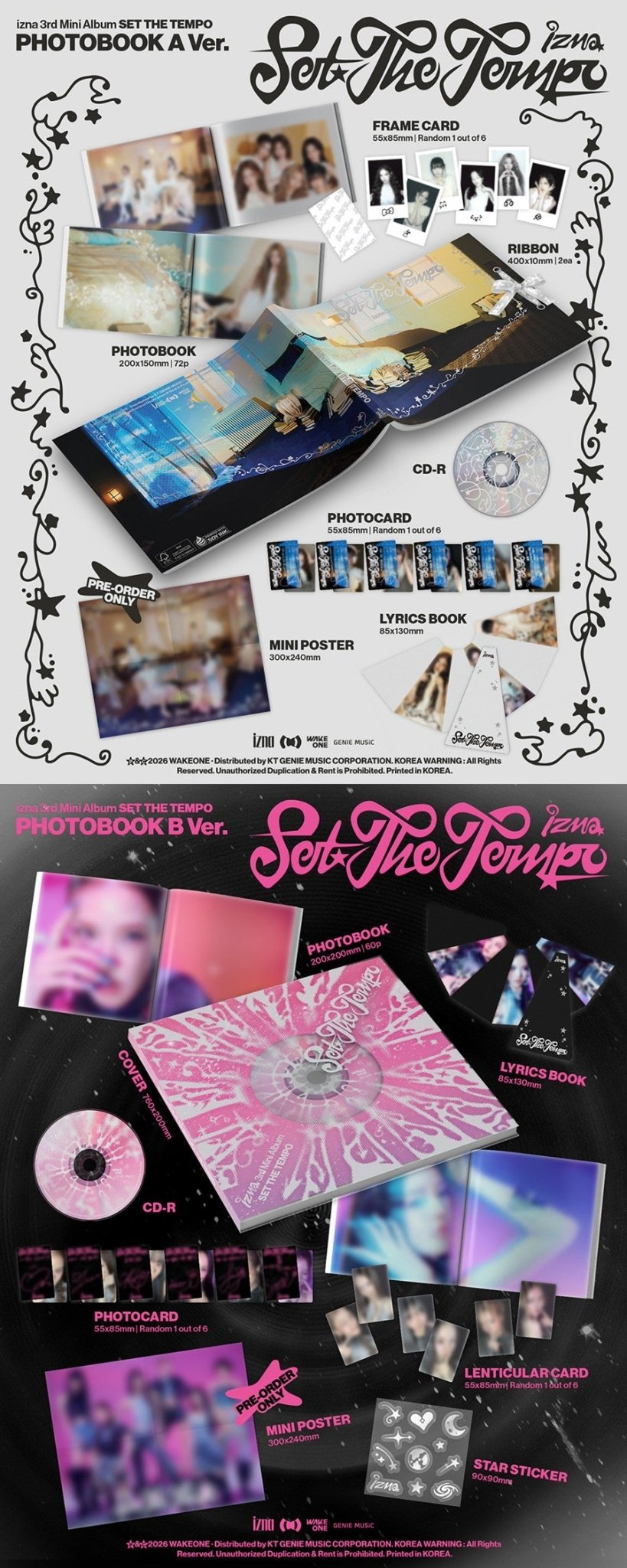 (Pre Order) IZNA - Set The Tempo: Photobook Ver. - KPop Idol