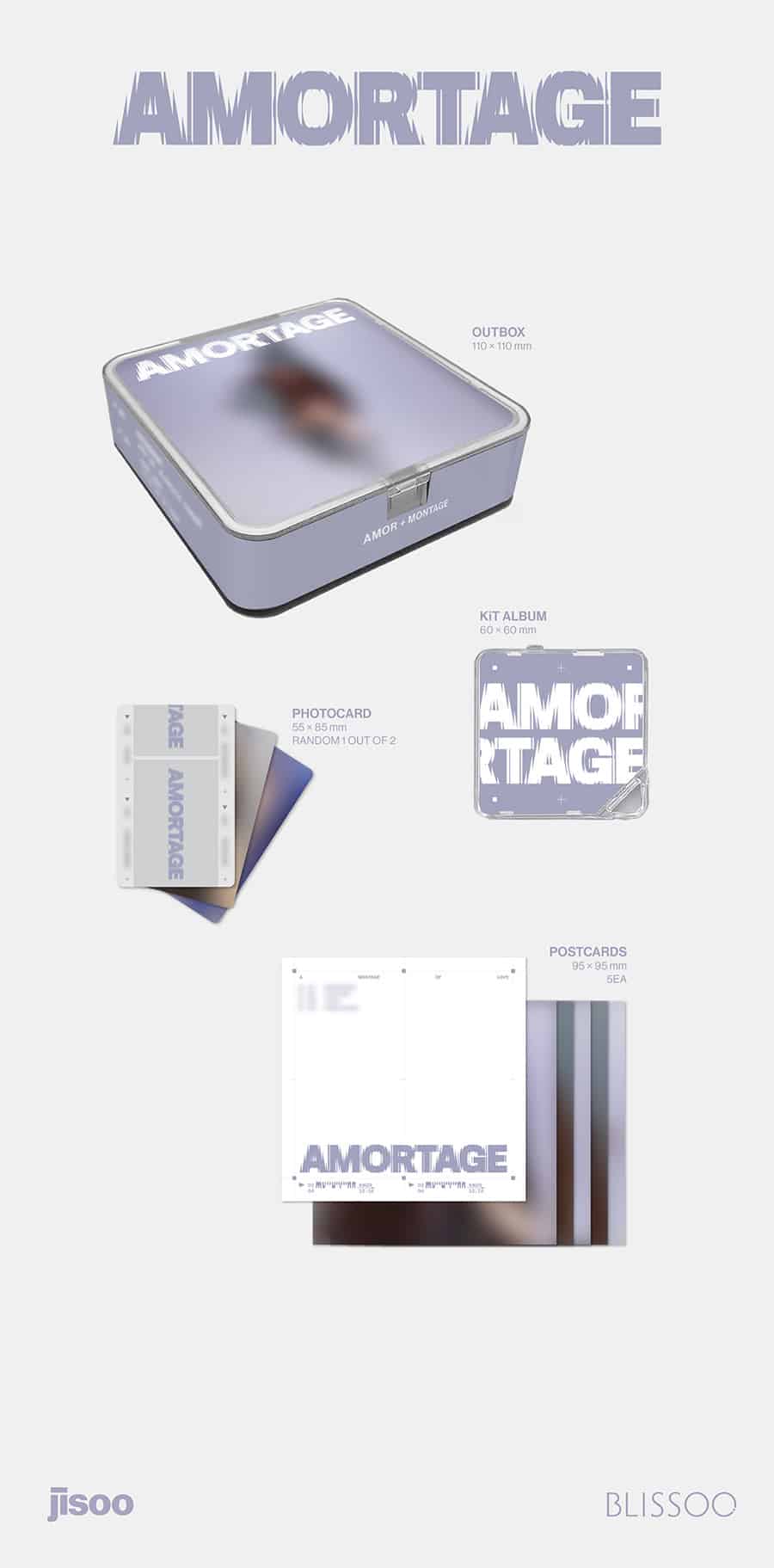 (Pre Order) Jisoo - Amortage (App version) - KPop Idol