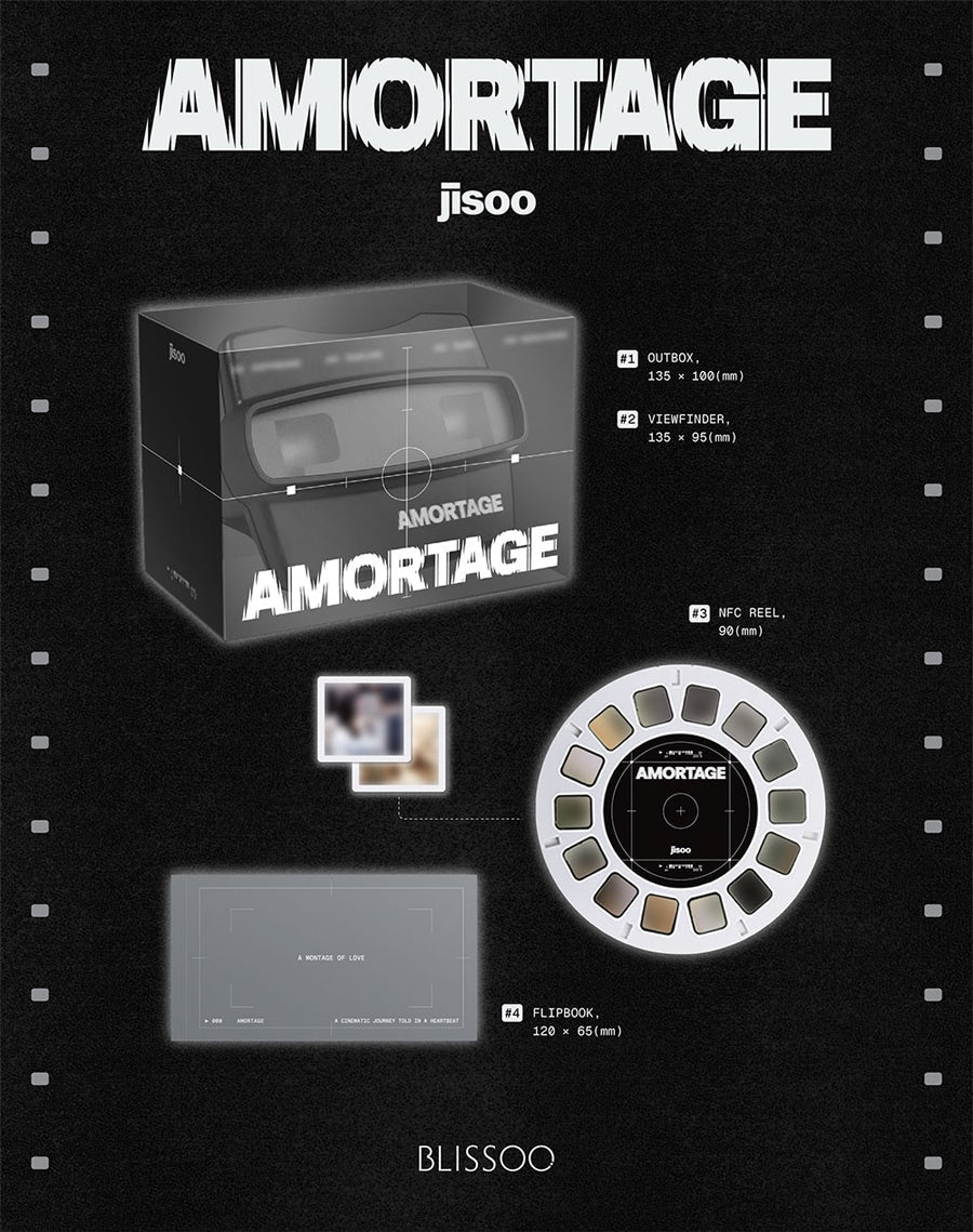 (Pre Order) Jisoo - Amortage (reels version) - KPop Idol