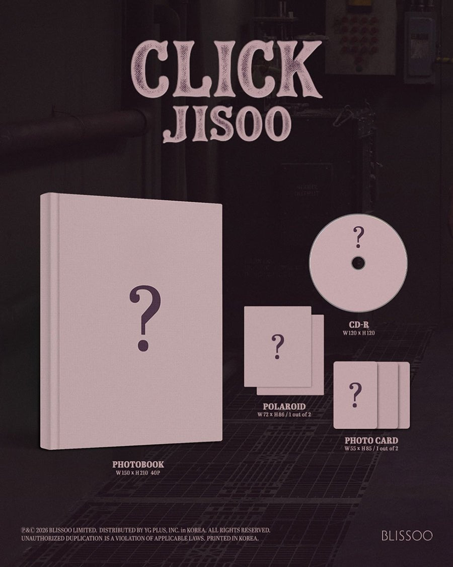 (Pre Order) Jisoo - Click: Photobook Ver. - KPop Idol