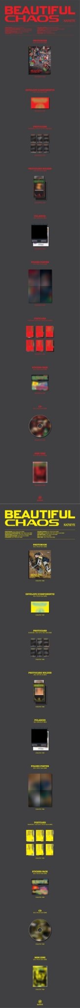 (Pre Order) Katseye - Beautiful Chaos (version choice) with Weverse POB - KPop Idol