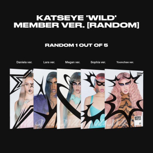 (Pre Order) Katseye  - Wild: Member Ver.
