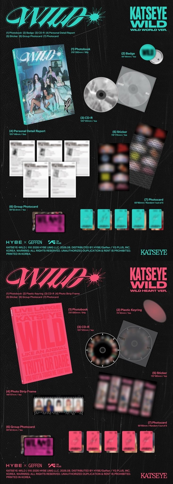 (Pre Order) Katseye - Wild: Standard Ver. - KPop Idol