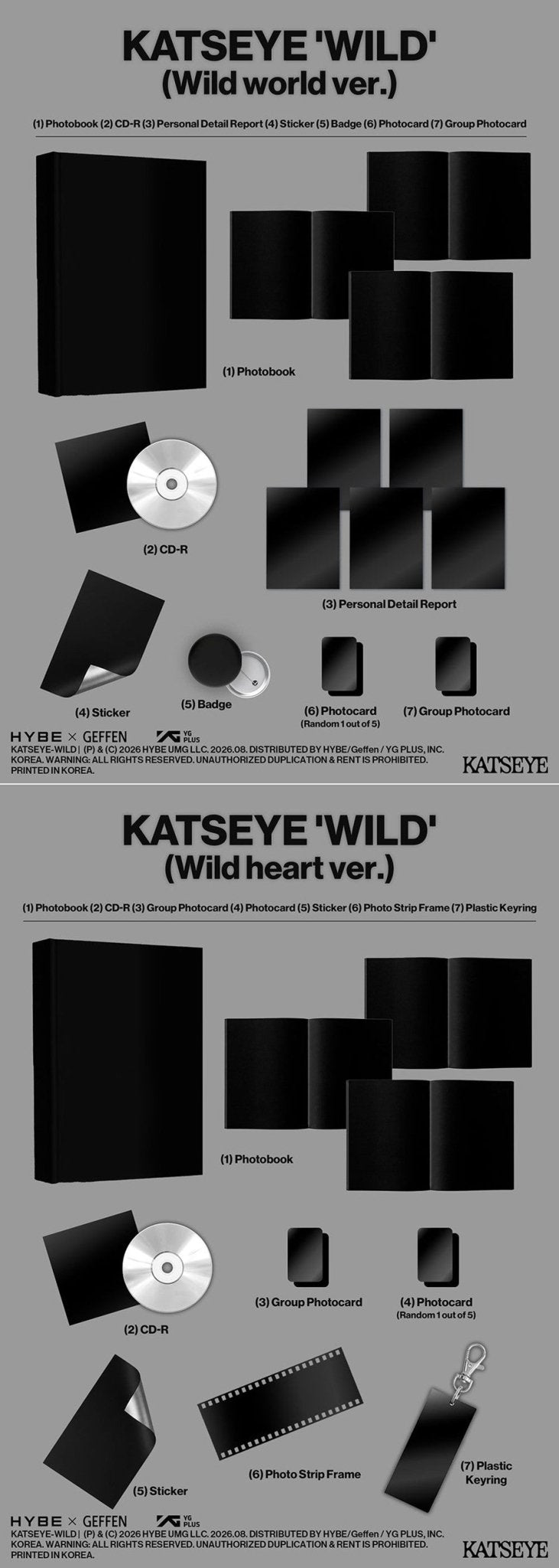 (Pre Order) Katseye - Wild: Standard Ver. - KPop Idol