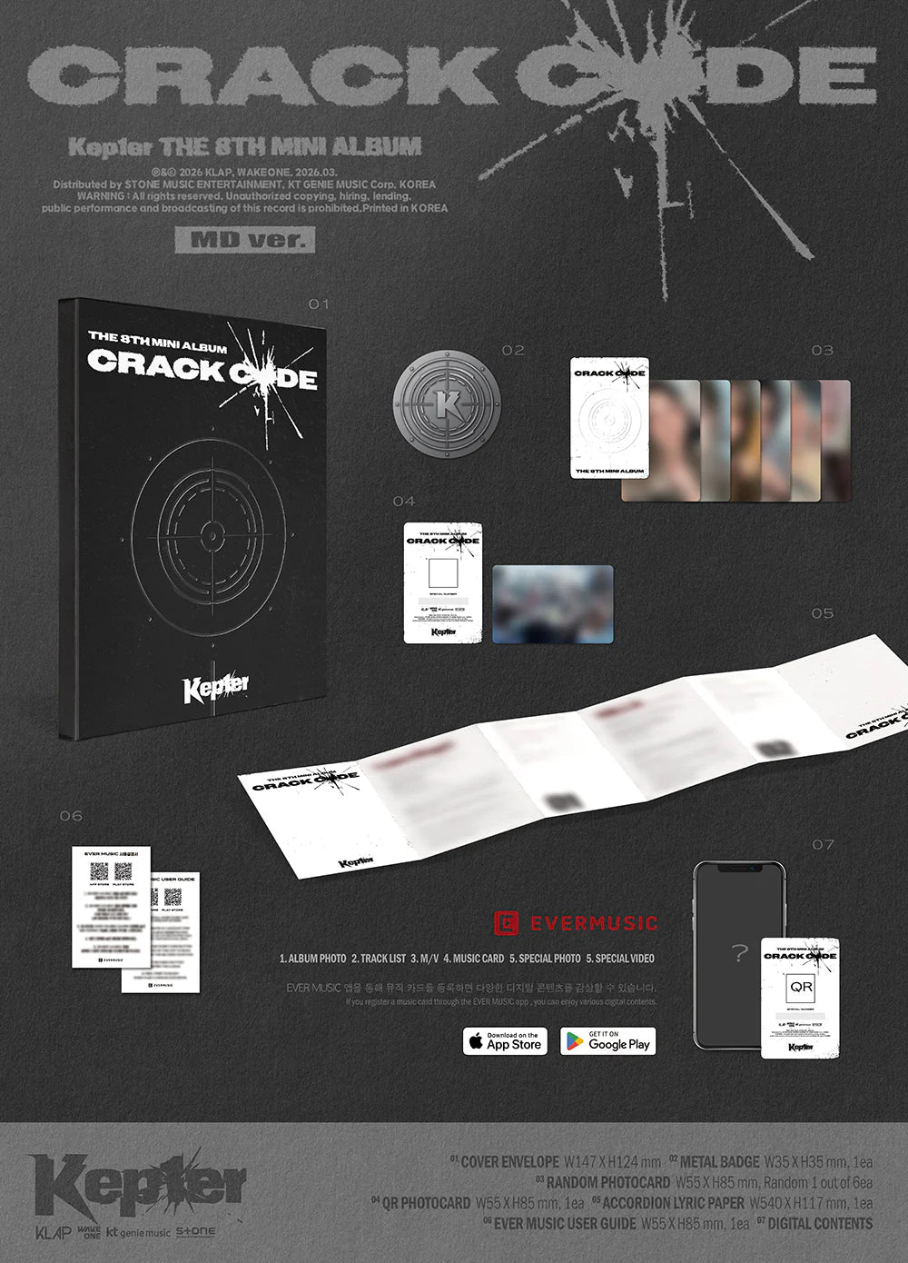 (Pre Order) Kep1er - Crack Code: MD ver. - KPop Idol