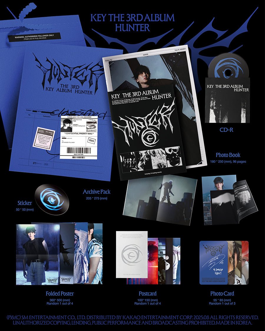 (Pre Order) Key - Hunter (Archive Version) - KPop Idol