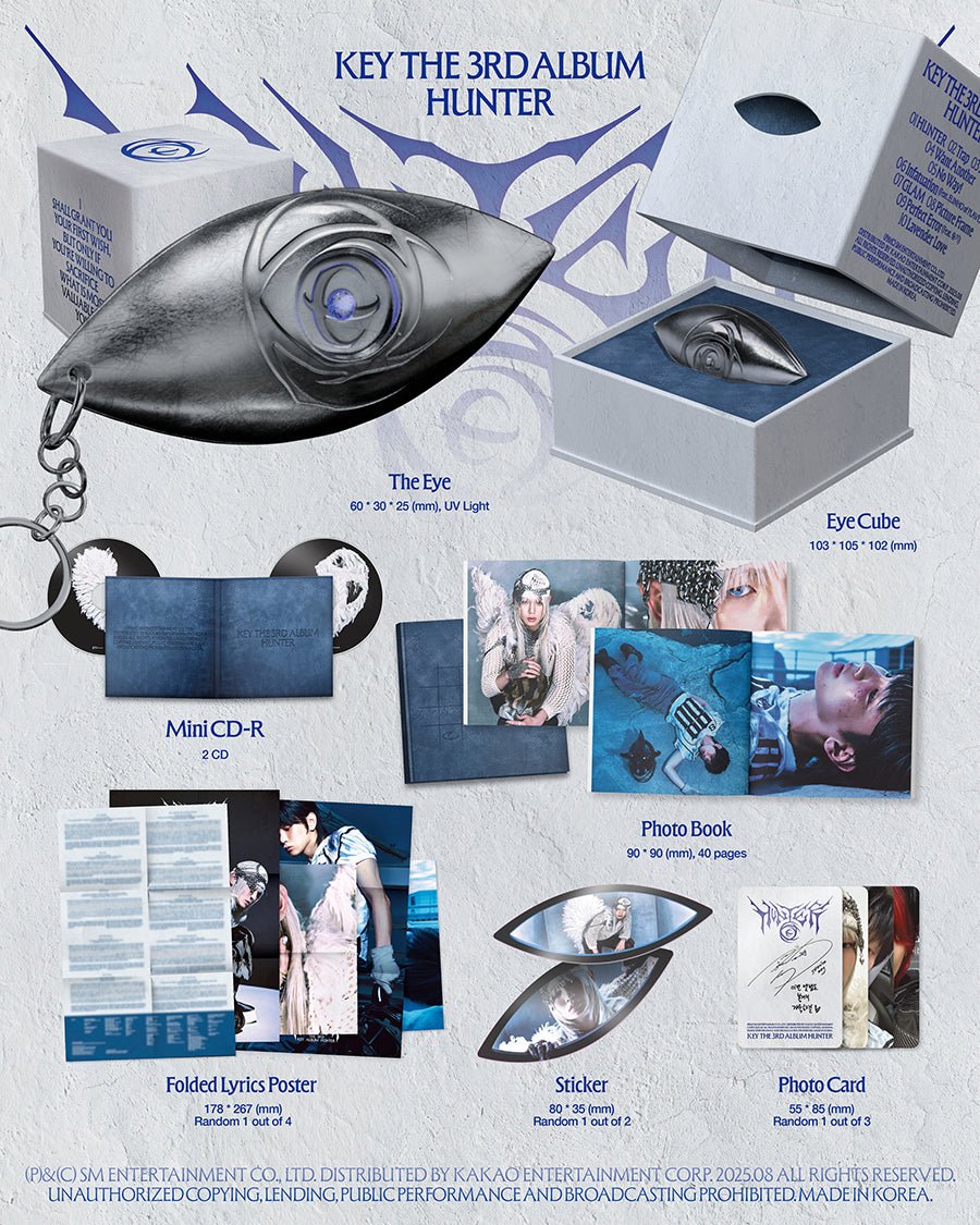 (Pre Order) Key - Hunter (The Cube version) - KPop Idol