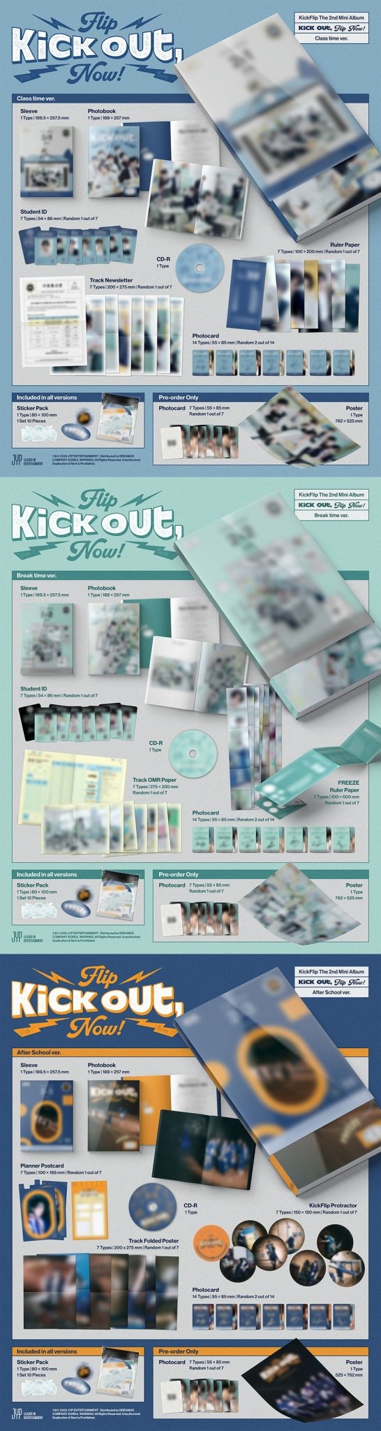 (Pre Order) Kick Flip - Kick Out, Flip Now (random cover) - KPop Idol