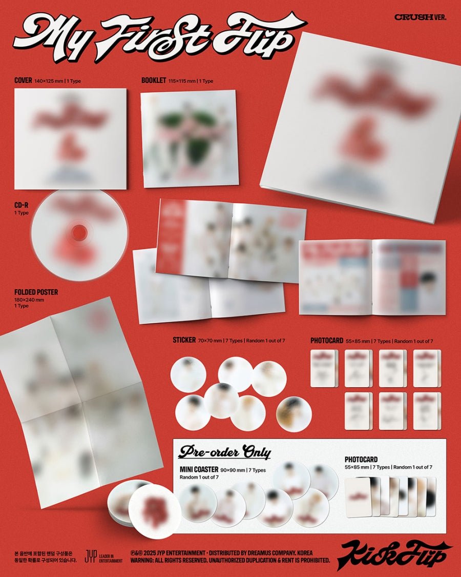 (Pre Order) KickFlip - My First Flip Digipack Version - KPop Idol