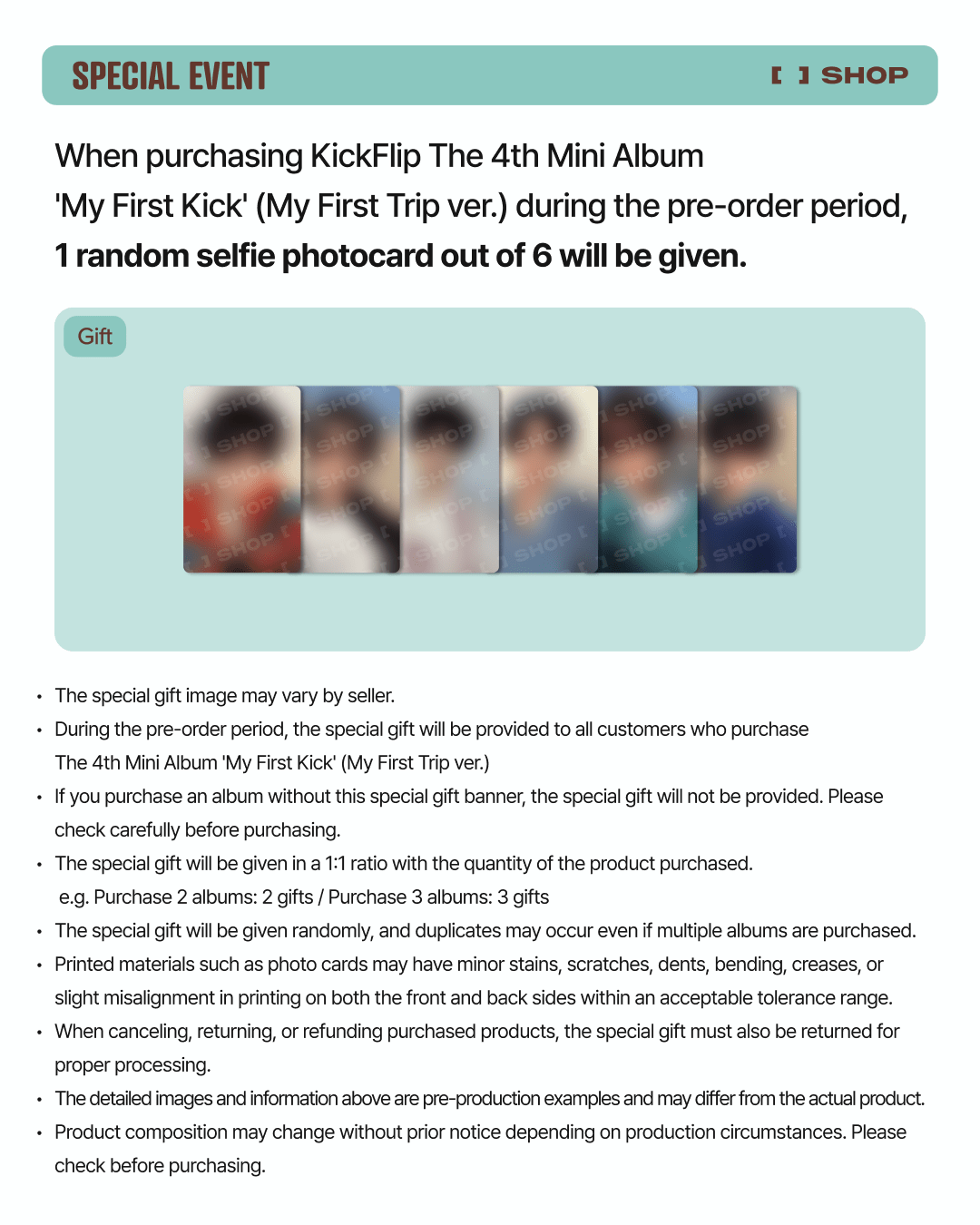 (Pre Order) KickFlip - My First Kick: My First Trip ver. - KPop Idol