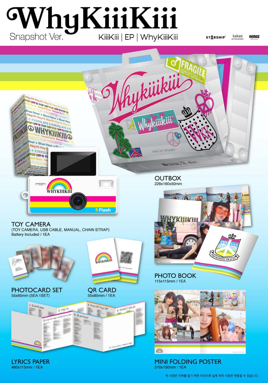 (Pre Order) KiiiKiii -WhyKiiiKiii: Snapshot Ver. - KPop Idol
