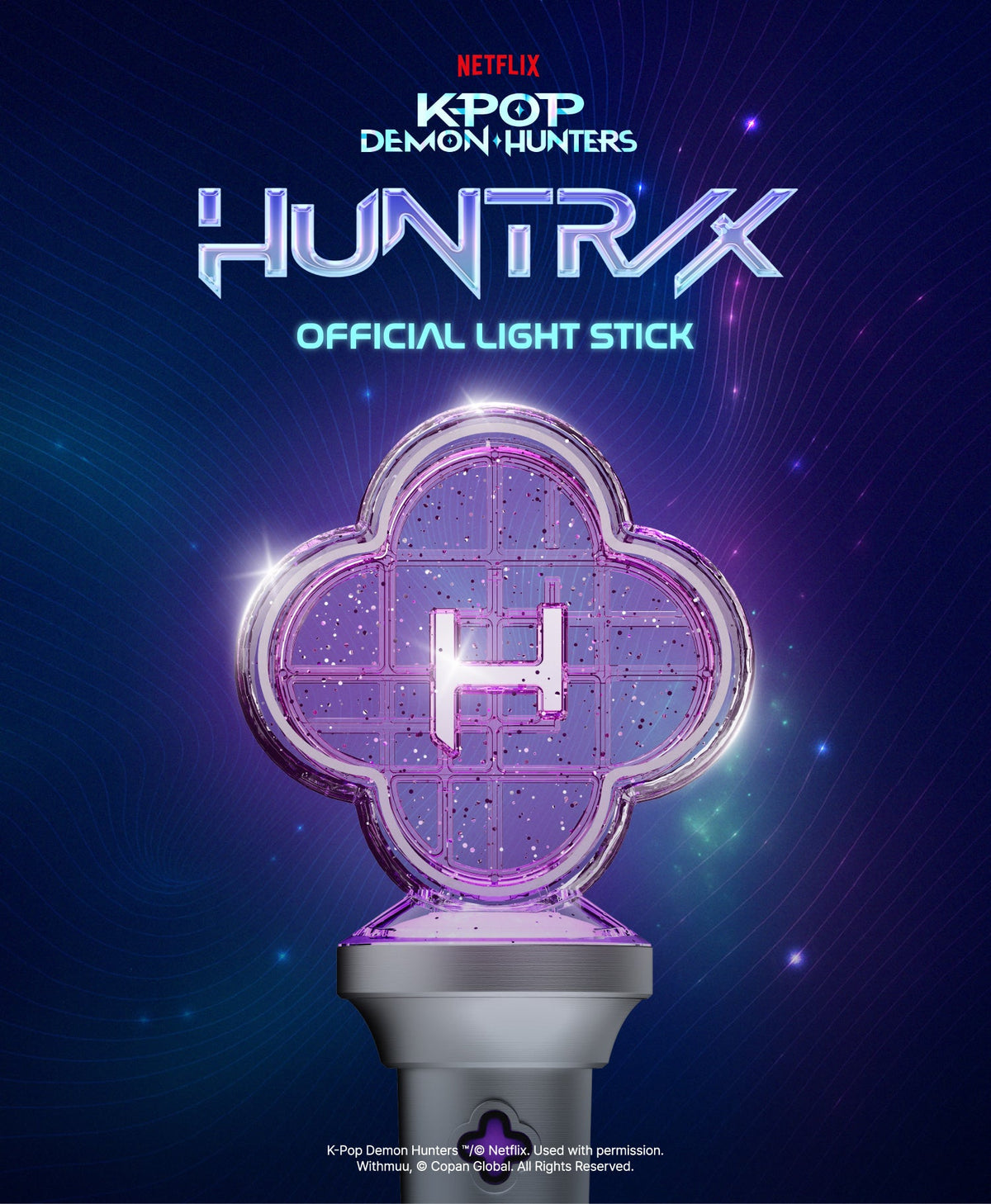 (Pre Order) KPop Demon Hunters Official Lightstick - Huntr/X - KPop Idol