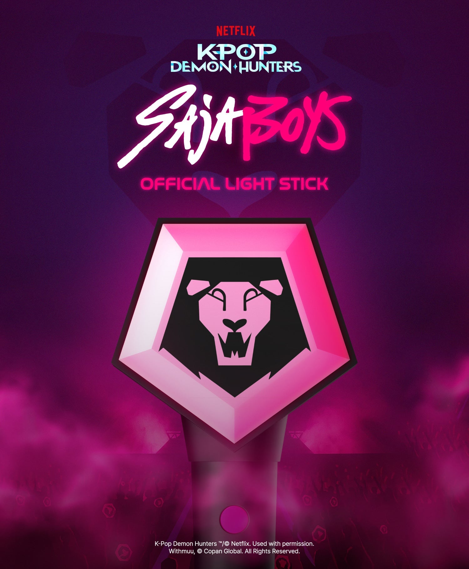 (Pre Order) KPop Demon Hunters Official Lightstick - Saja Boys - KPop Idol