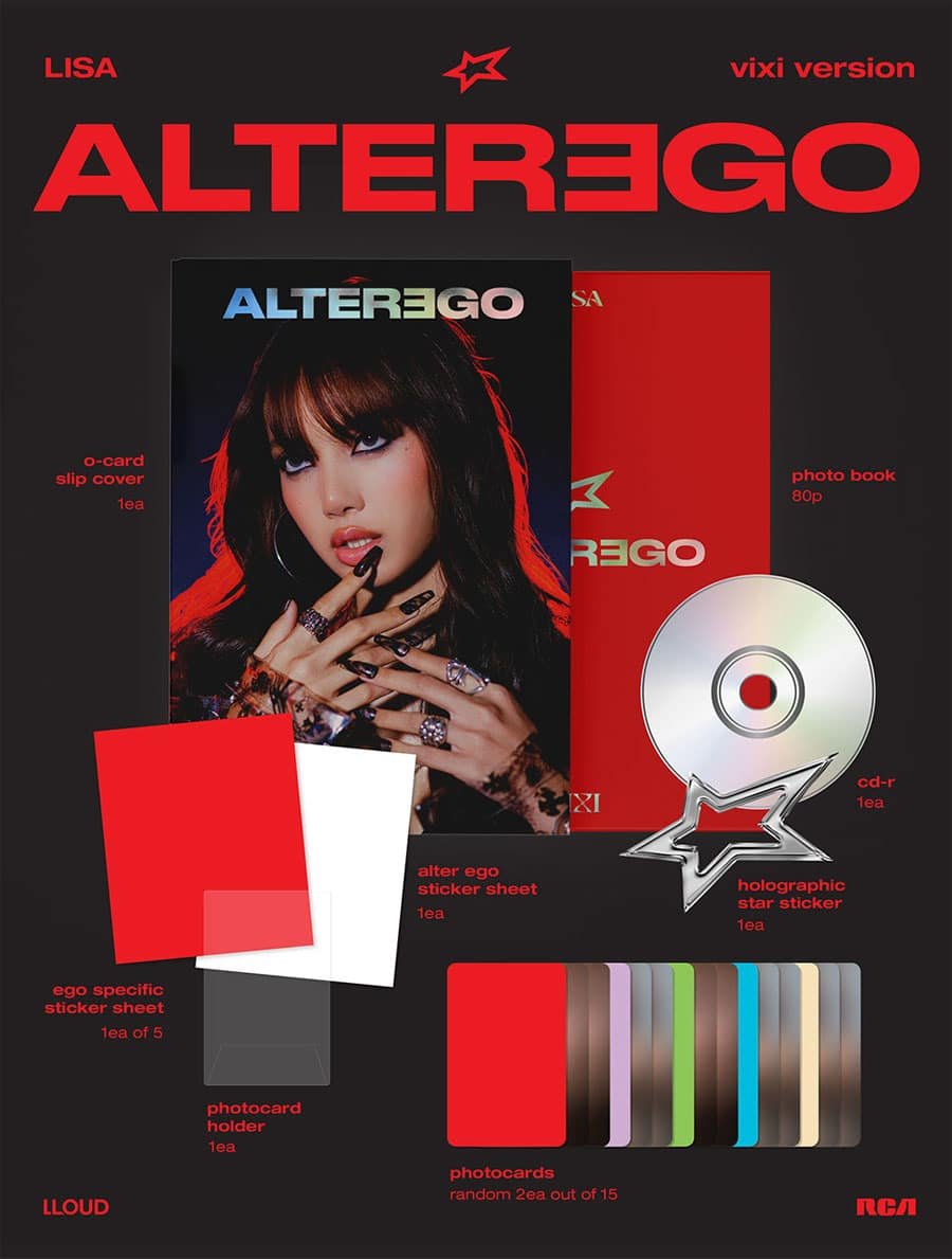 (Pre Order) Lisa - Alter Ego: Studio Album (version choice) - KPop Idol