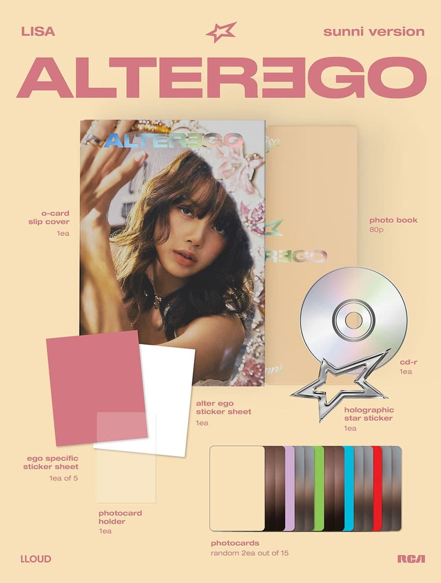 (Pre Order) Lisa - Alter Ego: Studio Album (version choice) - KPop Idol