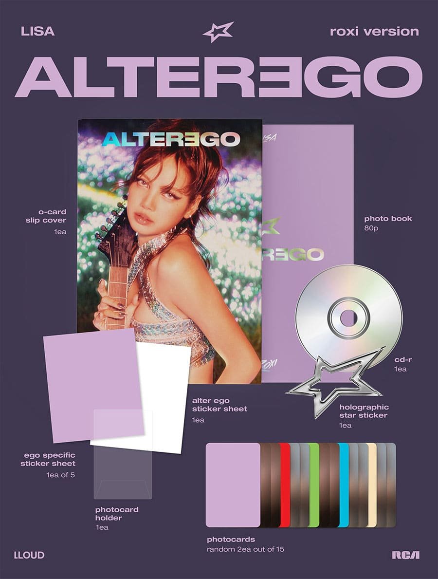 (Pre Order) Lisa - Alter Ego: Studio Album (version choice) - KPop Idol