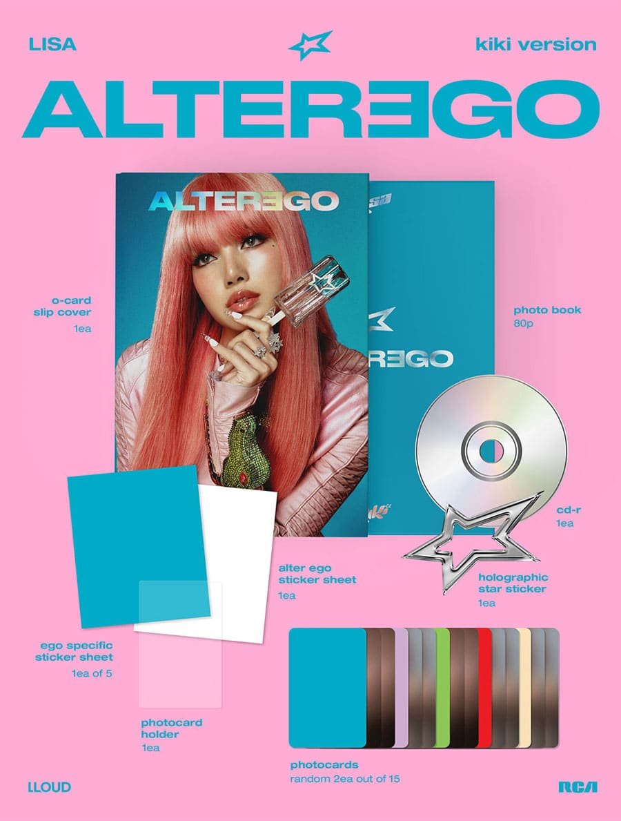 (Pre Order) Lisa - Alter Ego: Studio Album (version choice) - KPop Idol