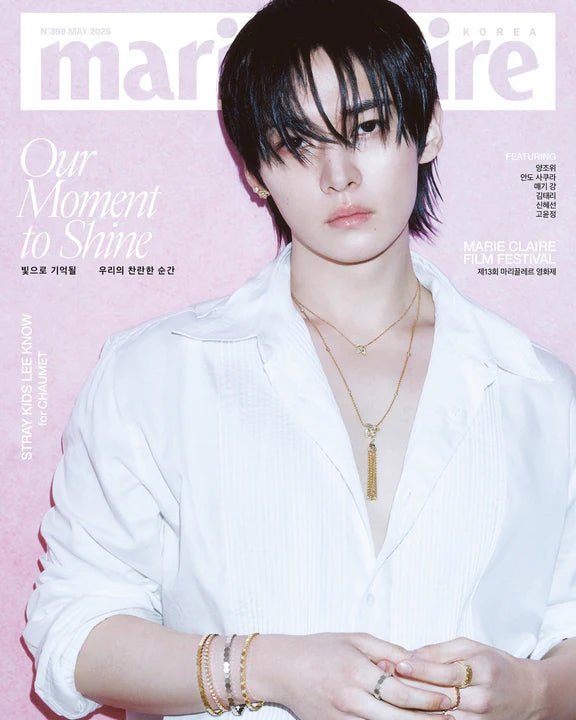 (Pre Order) Marie Claire Korea Magazine - MAY26. Cover: Stray Kids Lee Know - KPop Idol