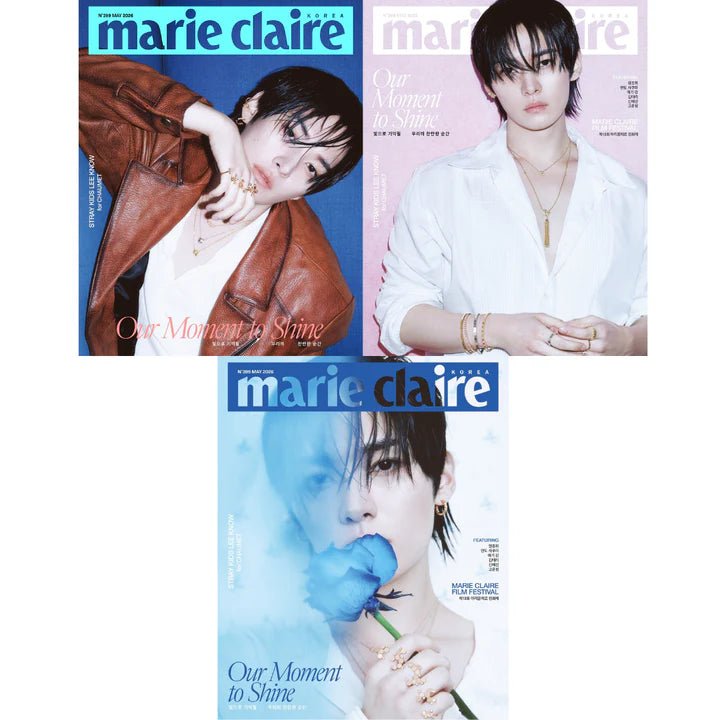 (Pre Order) Marie Claire Korea Magazine - MAY26. Cover: Stray Kids Lee Know - KPop Idol