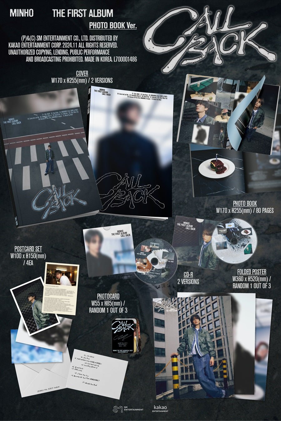 (Pre Order) Minho - Call Back Photobook Version - KPop Idol