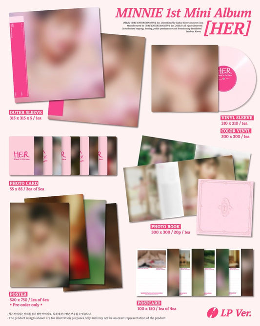 (Pre Order) Minnie - Her (LP/Vinyl) - KPop Idol