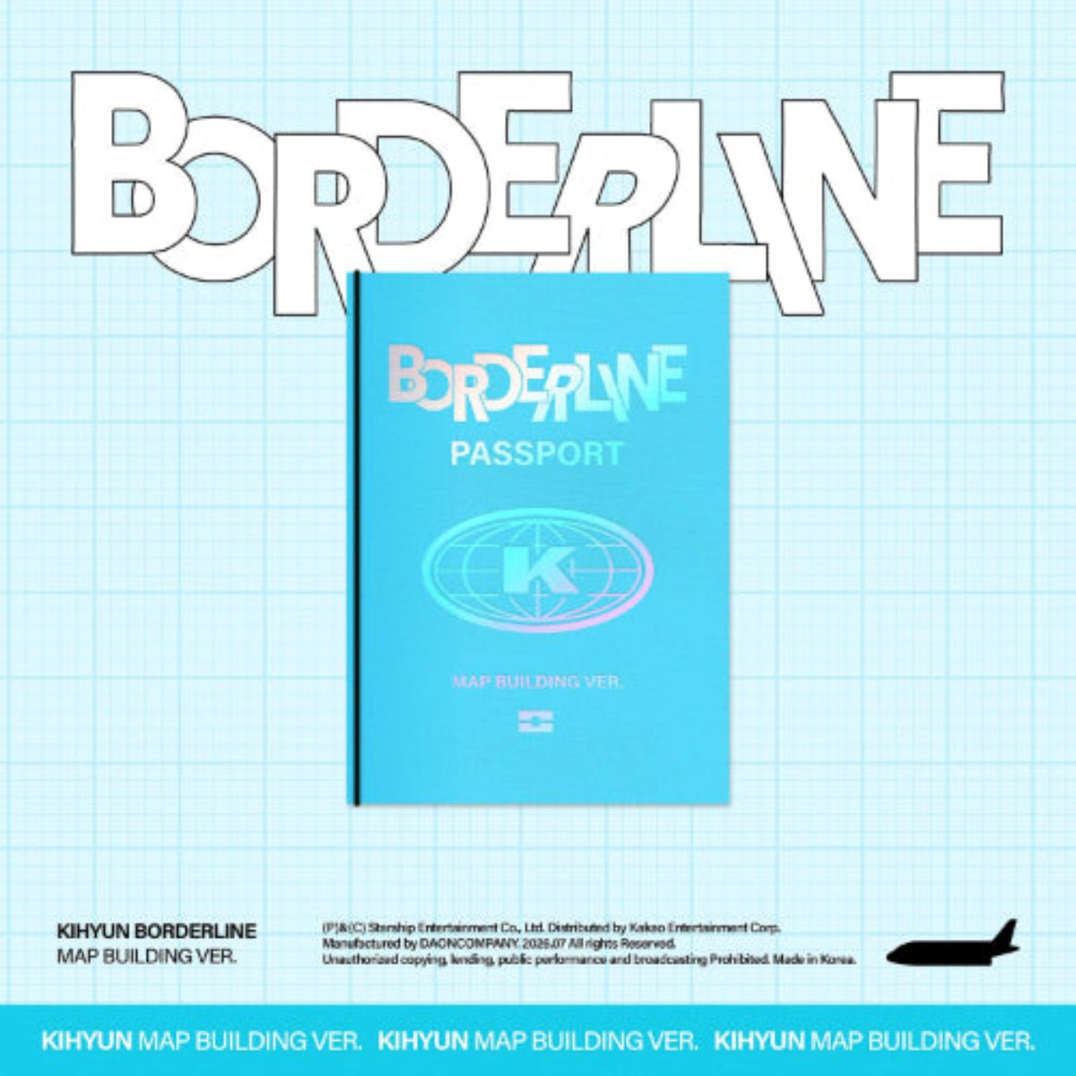 (Pre Order) MonstaX Kihyun - Borderline: Map Building Ver. - KPop Idol