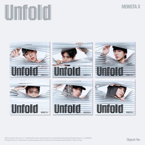 (Pre Order) MonstaX - Unfold Digipack ver.