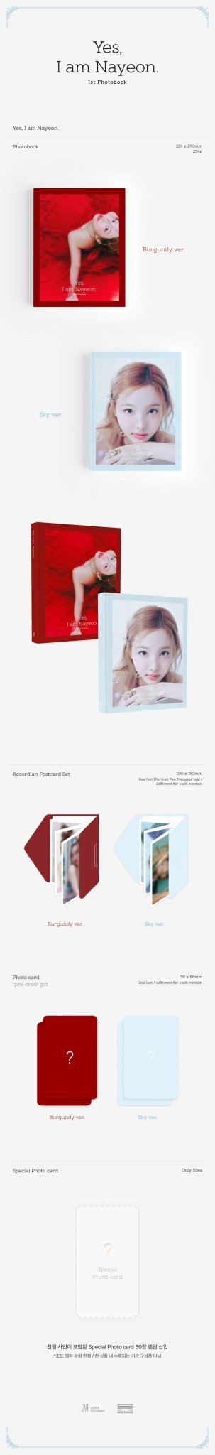 (Pre Order) Nayeon - Yes, I am Nayeon Photobook - KPop Idol