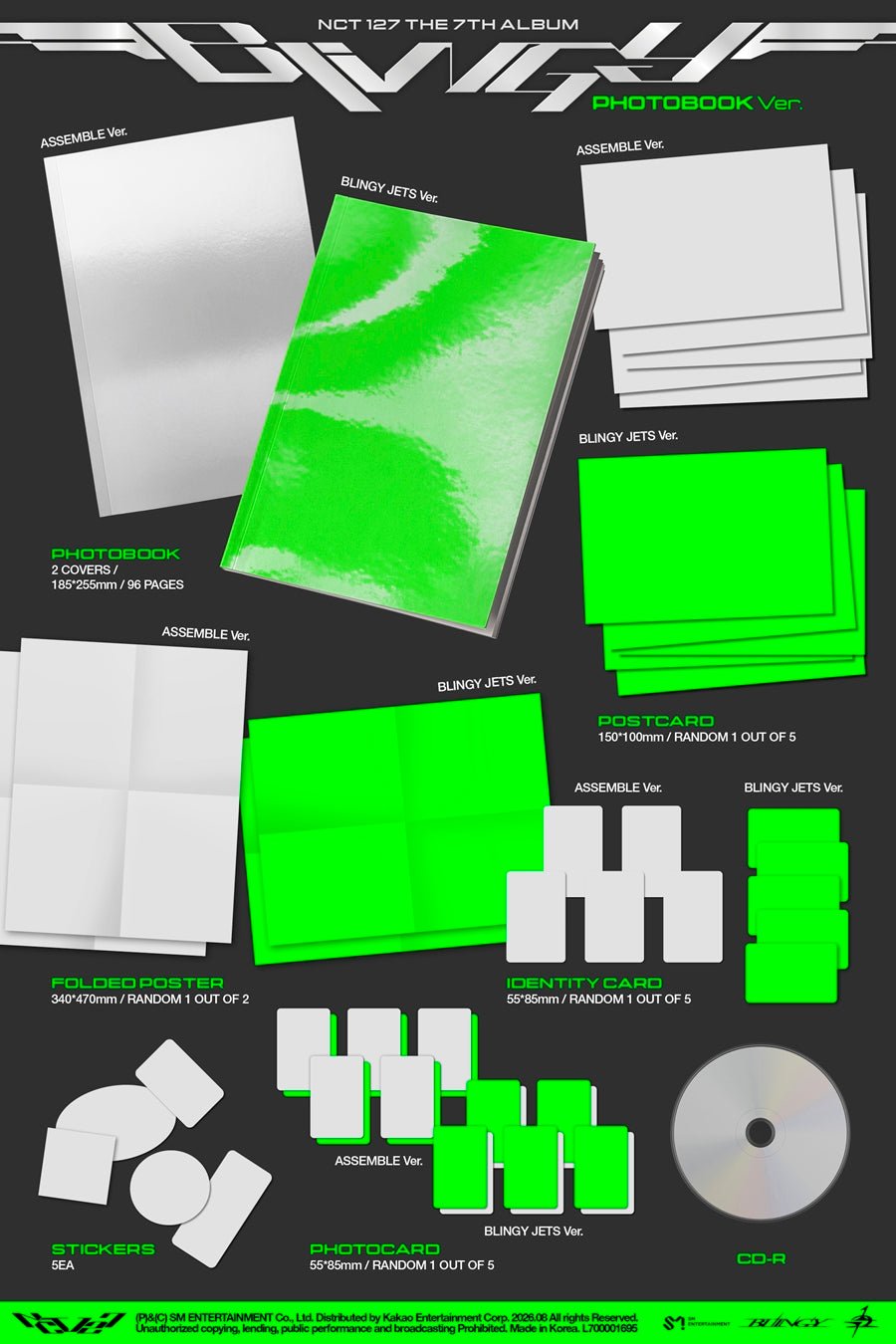 (Pre Order) NCT 127 - Blingy: Photobook Ver. - KPop Idol