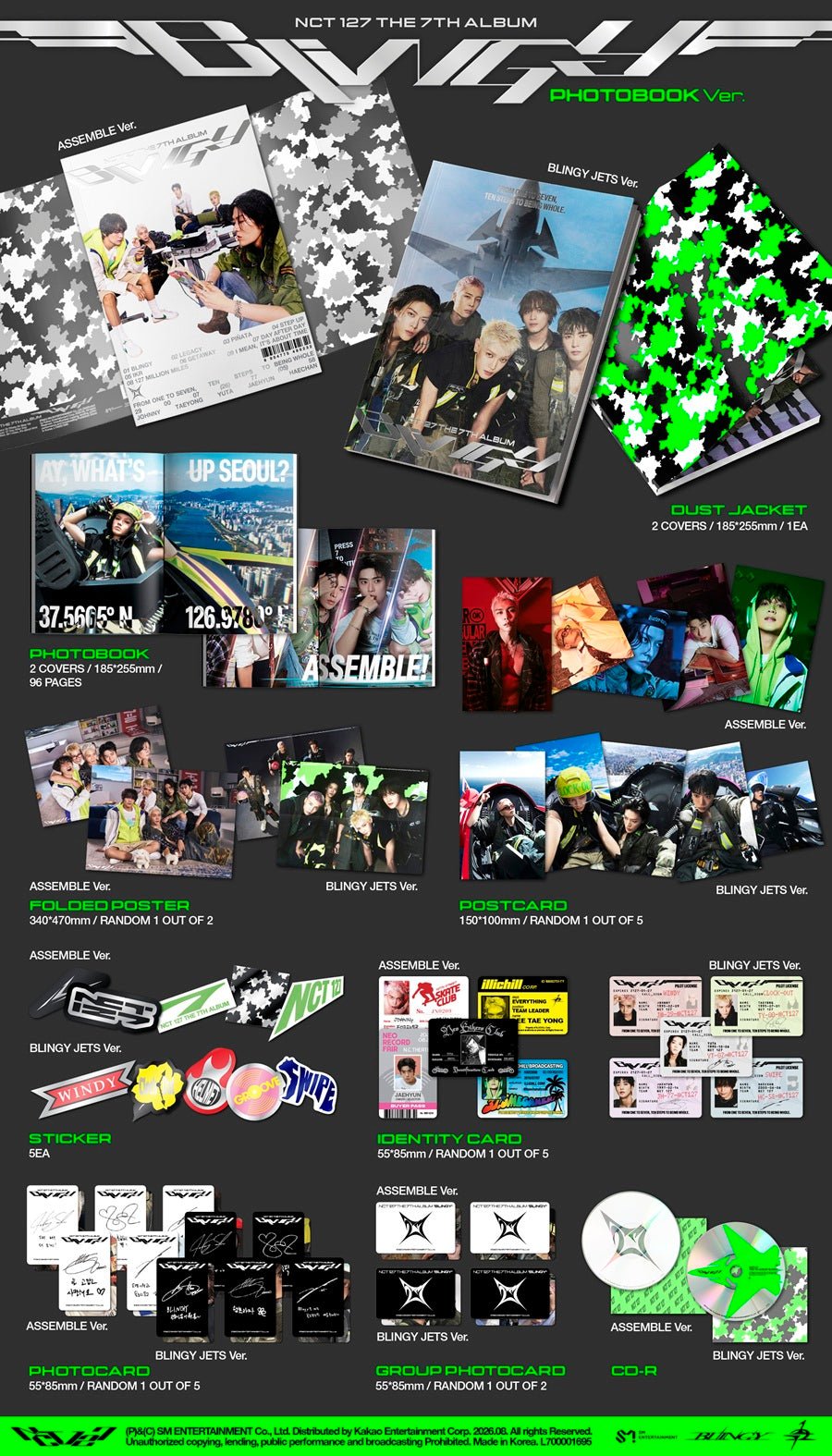 (Pre Order) NCT 127 - Blingy: Photobook Ver. - KPop Idol