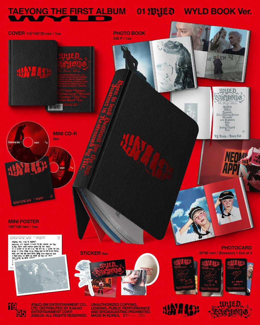 (Pre Order) NCT Taeyong - WLYD: WYLD Book Ver. - KPop Idol